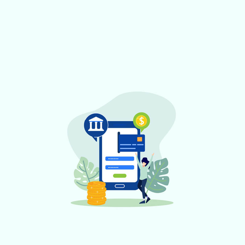 graphic of a teen learning how to build their credit score