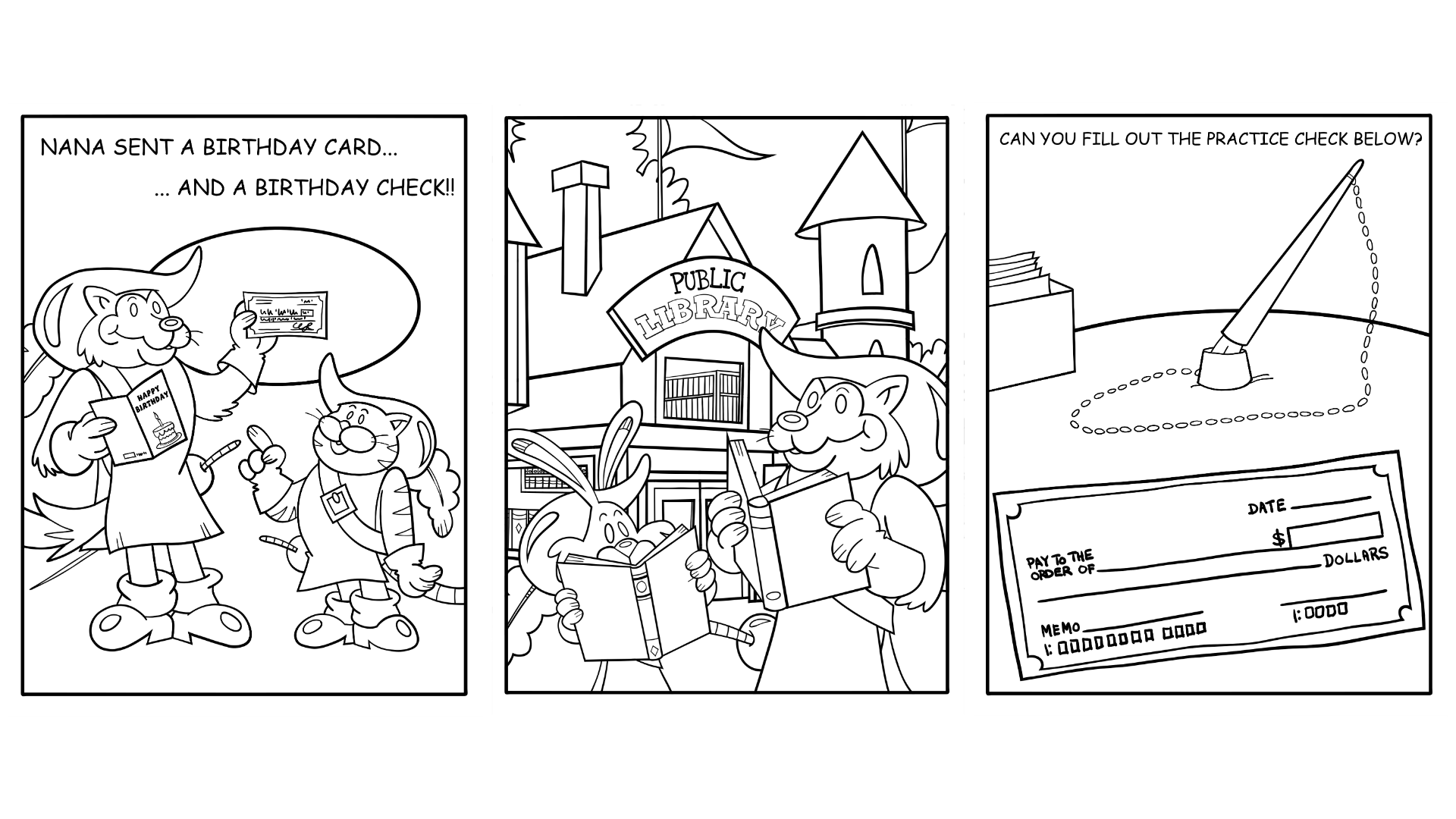 Money Musketeers Coloring Pages - Misc2