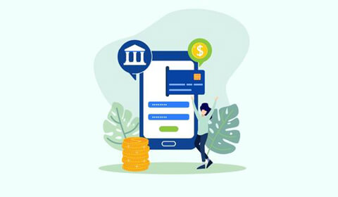 graphic of a teen learning how to build their credit score