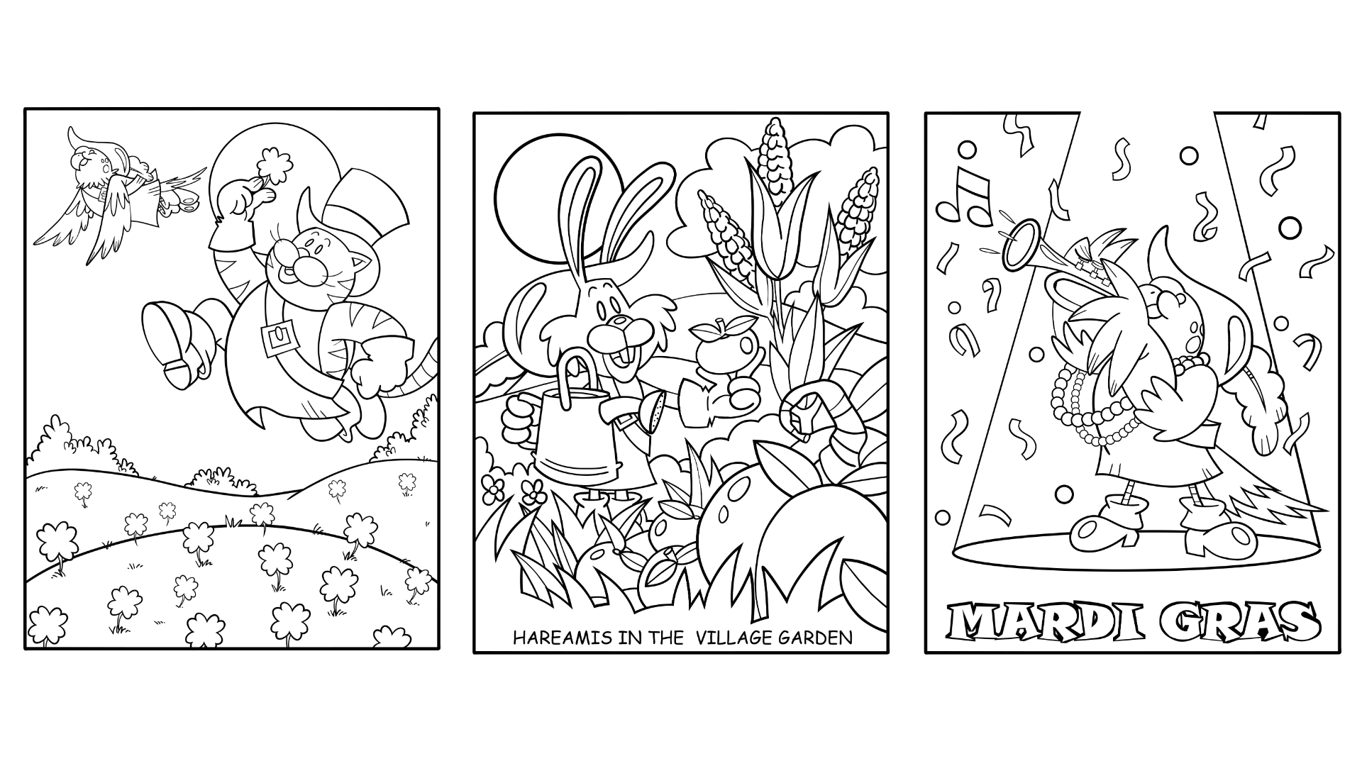 Money Musketeers Coloring Pages - Spring